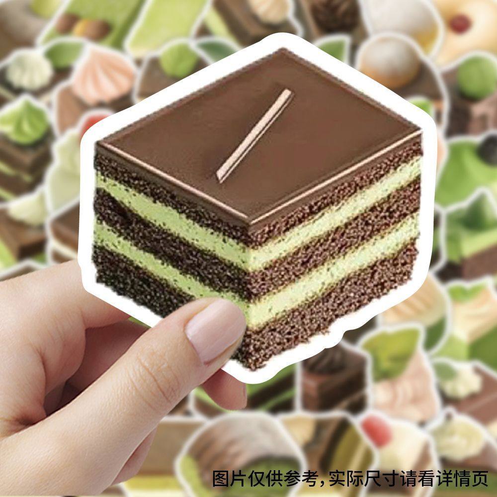 爆款抹茶巧克力蛋糕贴纸创意零食蛋糕装饰手机水杯行李箱防水贴画,文具电教/文化用品/商务用品,贴纸/立体贴纸,淘宝优惠券,粉丝福利购,淘宝优惠卷