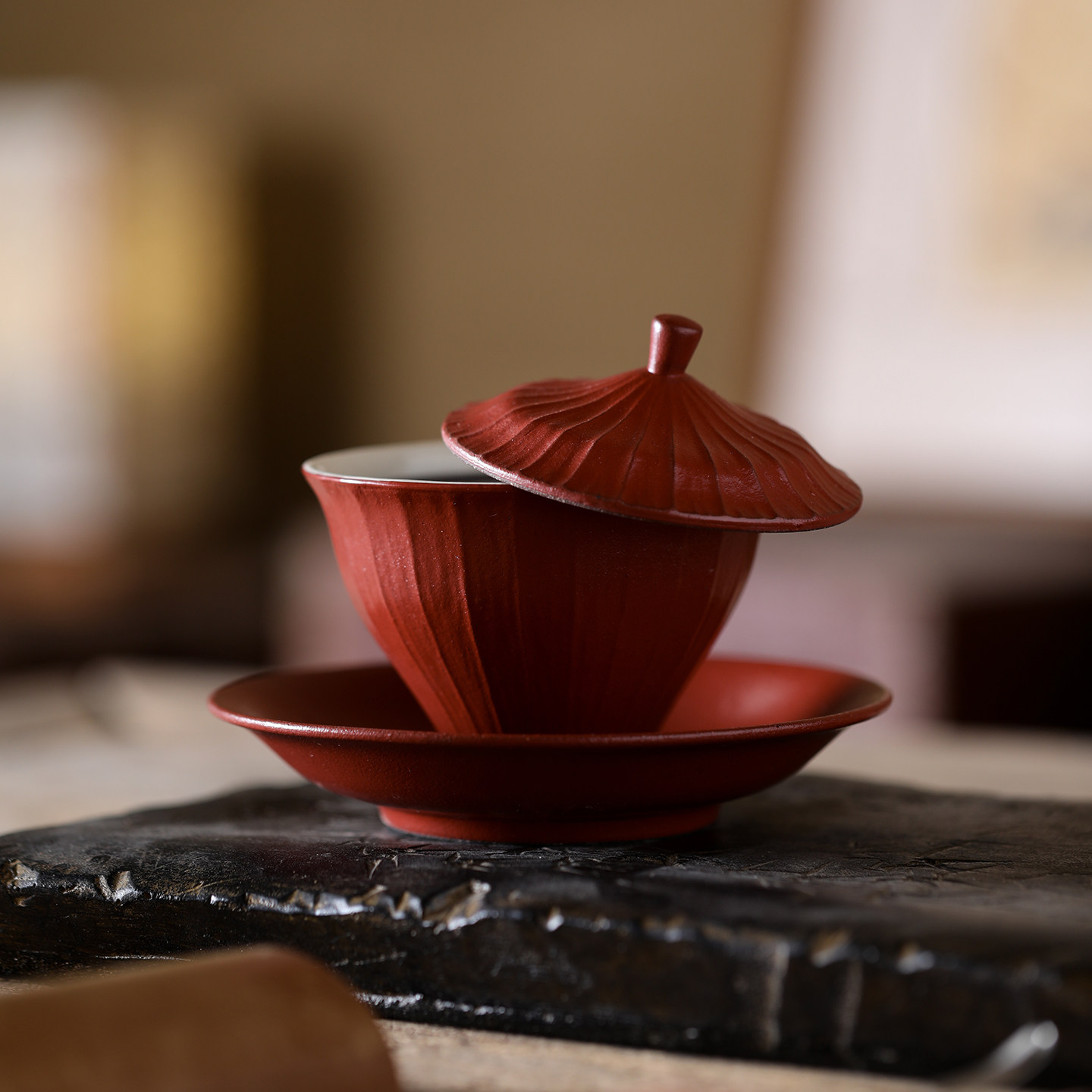 觅己朱砂红三才盖碗茶杯陶泥单个高档带盖泡茶碗新年家用红色茶具,餐饮具,盖碗,淘宝优惠券,粉丝福利购,淘宝优惠卷