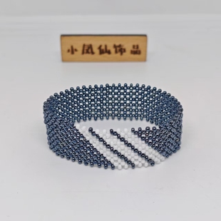 新款肯尼亚手环金属铅有弹力无弹力莱尔斯同款纯手工编织成品手链