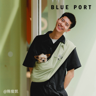 BluePort小型犬外出便携包狗狗斜挎狗包猫包外出抱猫神器宠物背包