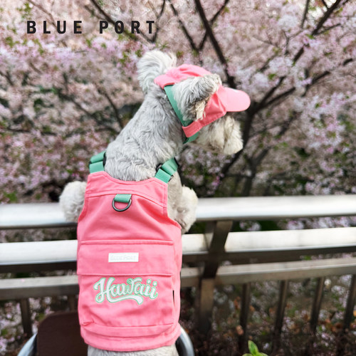 blueport狗猫纯棉工装背心宠物