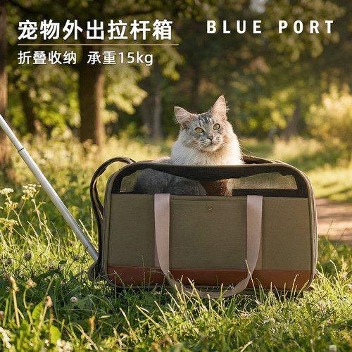 blueport拉杆箱便捷可折叠宠物包