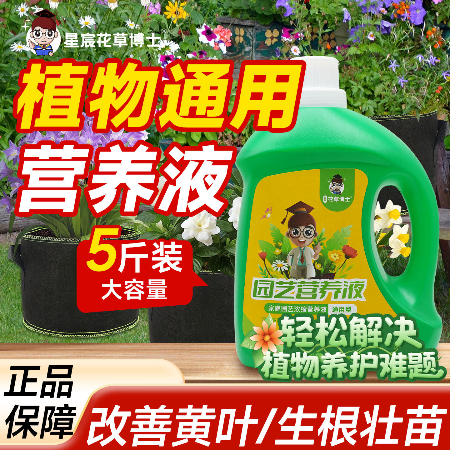 园艺营养液植物通用型花卉绿植发财树绿萝富贵竹盆栽花肥液体肥料
