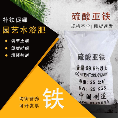 硫酸亚铁肥料花卉专用
