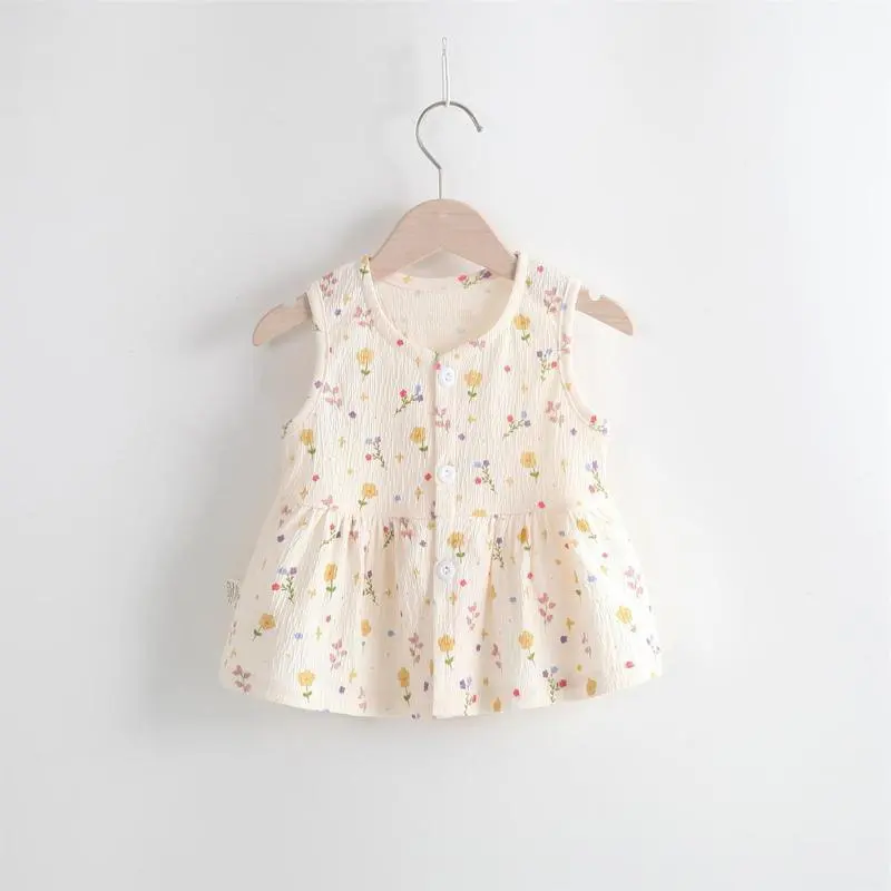女宝宝连衣裙夏装婴儿公主裙女.童裙子儿.童背心裙夏天衣服童.装