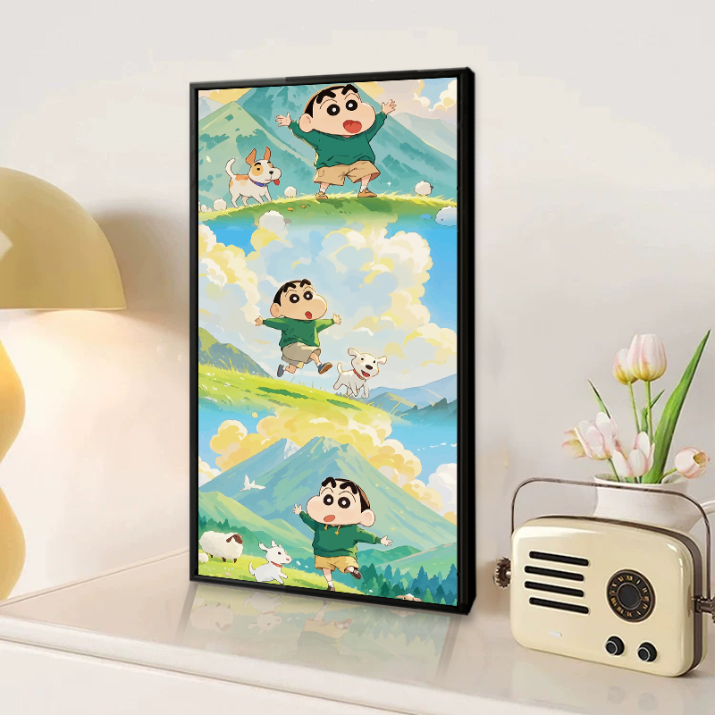蜡笔小新分镜卡通动漫周边装饰画