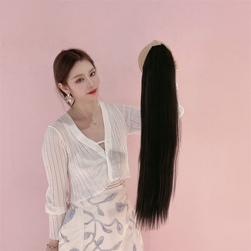 快手带货发箍假发女长发仿真人发