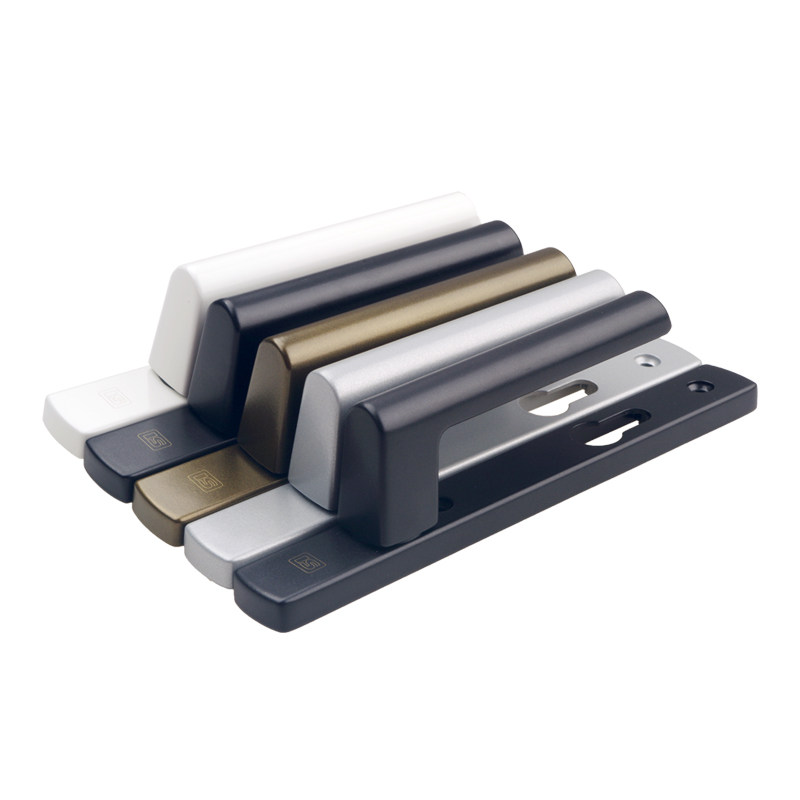 si德国丝吉利娅门锁拉手平开门锁对穿执手 断桥铝执手五金kfv门锁