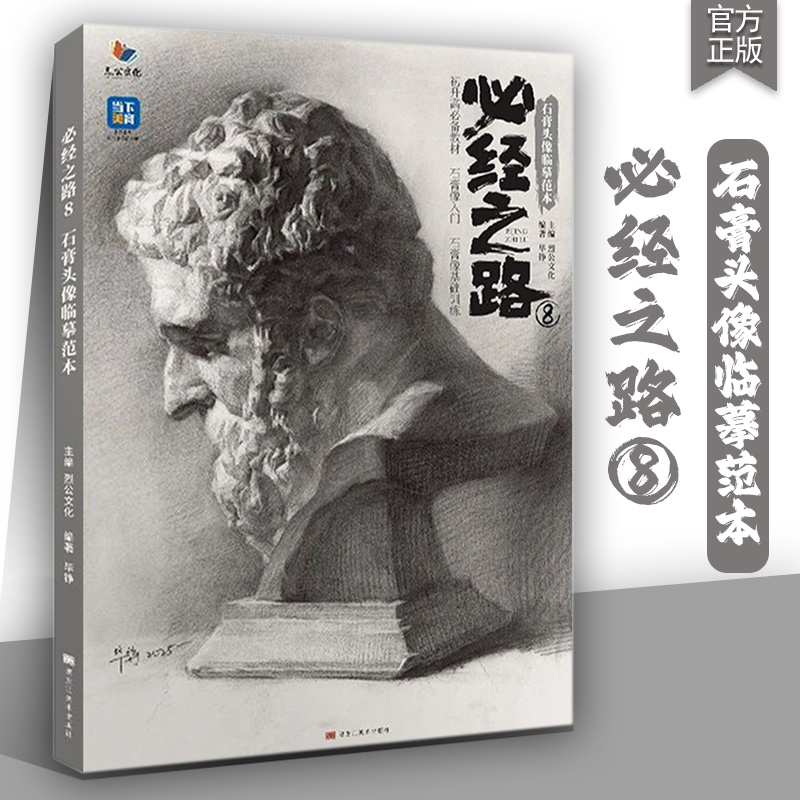 必经之路8石膏头像临摹范本