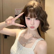 说鹿【丸子】假发女全头套Lolita短卷发羊毛卷短发假发女全头套