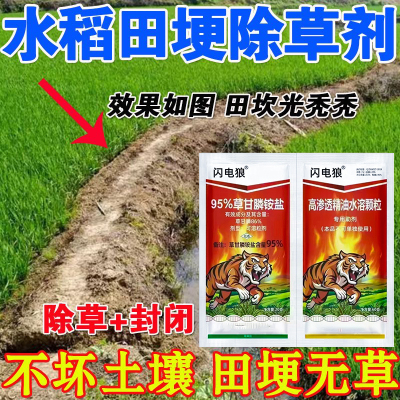 稻埂荒埂道荒水稻田埂专用除草剂农田除草剂高浓度不害秧苗批发