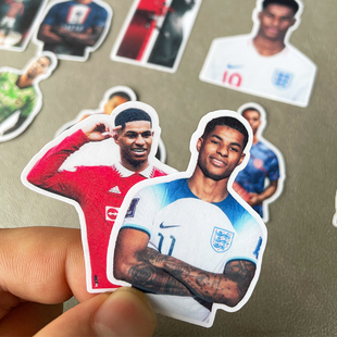 马库斯·拉什福德单人贴纸曼切斯特超级前锋拉师傅同款贴画水杯装