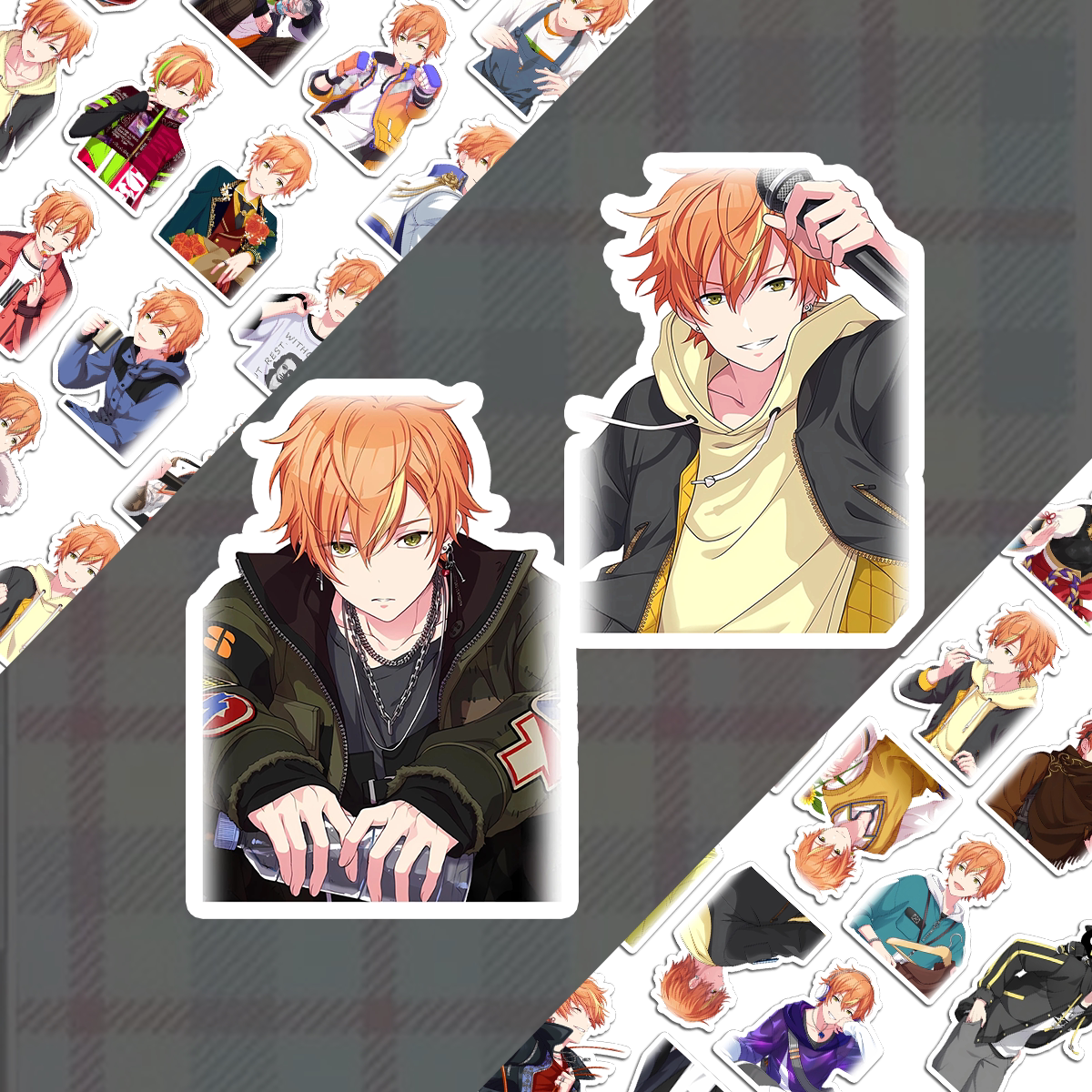 东云彰人akt高清帅气磨砂爆款贴纸 pjsk巨厚周边物料diy装饰贴画