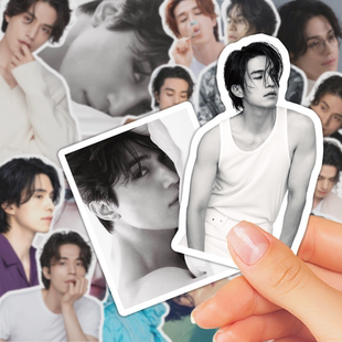 李栋旭单人ins高颜值爆款贴纸手工diy行李箱化妆镜装饰应援礼物贴