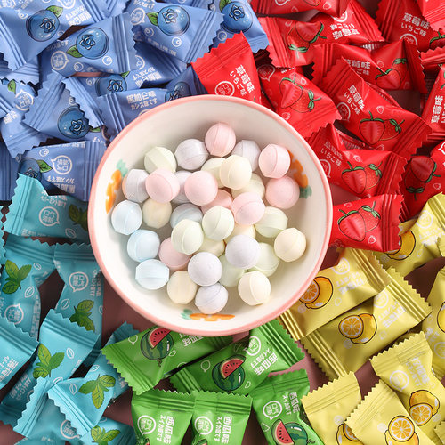 彩虹无糖维C薄荷糖含片