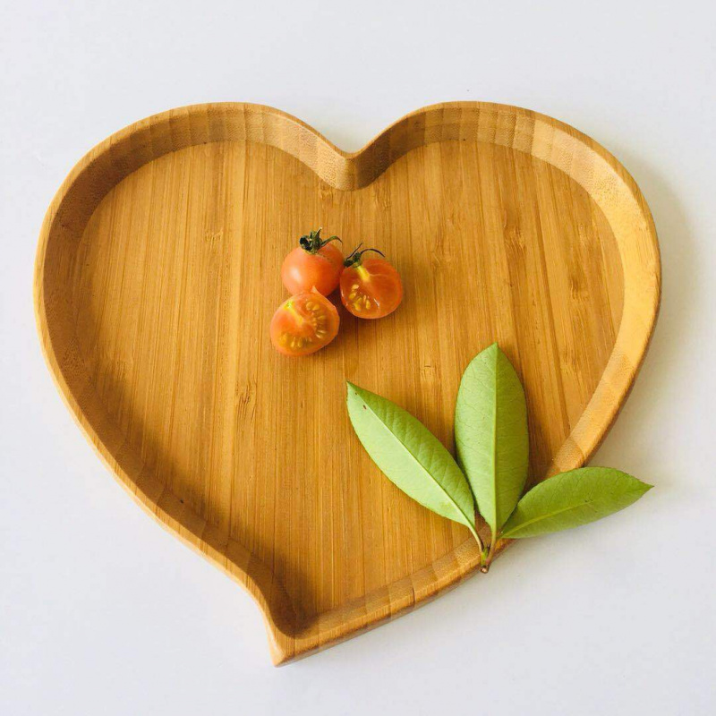 创意客厅竹制茶盘水果盘大果盘KT