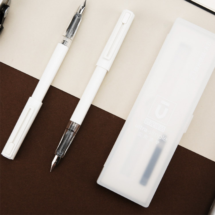 晨光优品钢笔学生用练字钢笔吸墨墨囊通用钢笔0.38mm明尖m1202