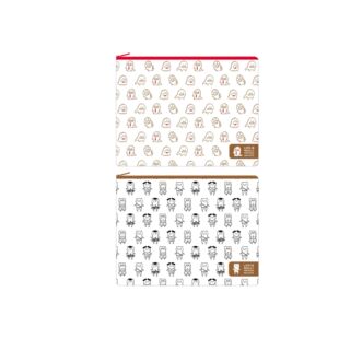 晨光拉链袋B5杂货屋文件袋票据袋笔袋网格文件袋收纳发票袋94808