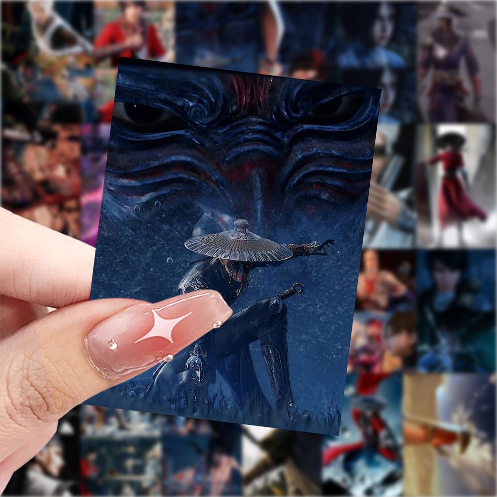 63张不良人贴纸动高颜值帅气动漫人物装饰手机壳电脑桌面防水贴画