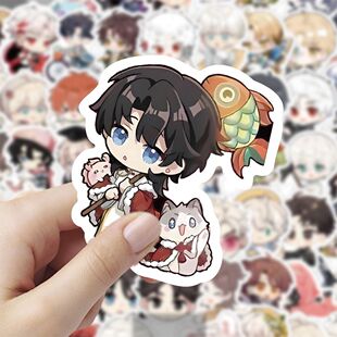 120贴Q版 饰贴画防水 镭塔贴纸可爱LASERMANTA周边笔记本手机手账装