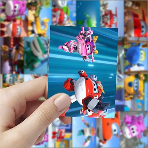 超级飞侠贴纸儿童卡通手工diy桌面平板手机壳笔记本防水装饰贴画