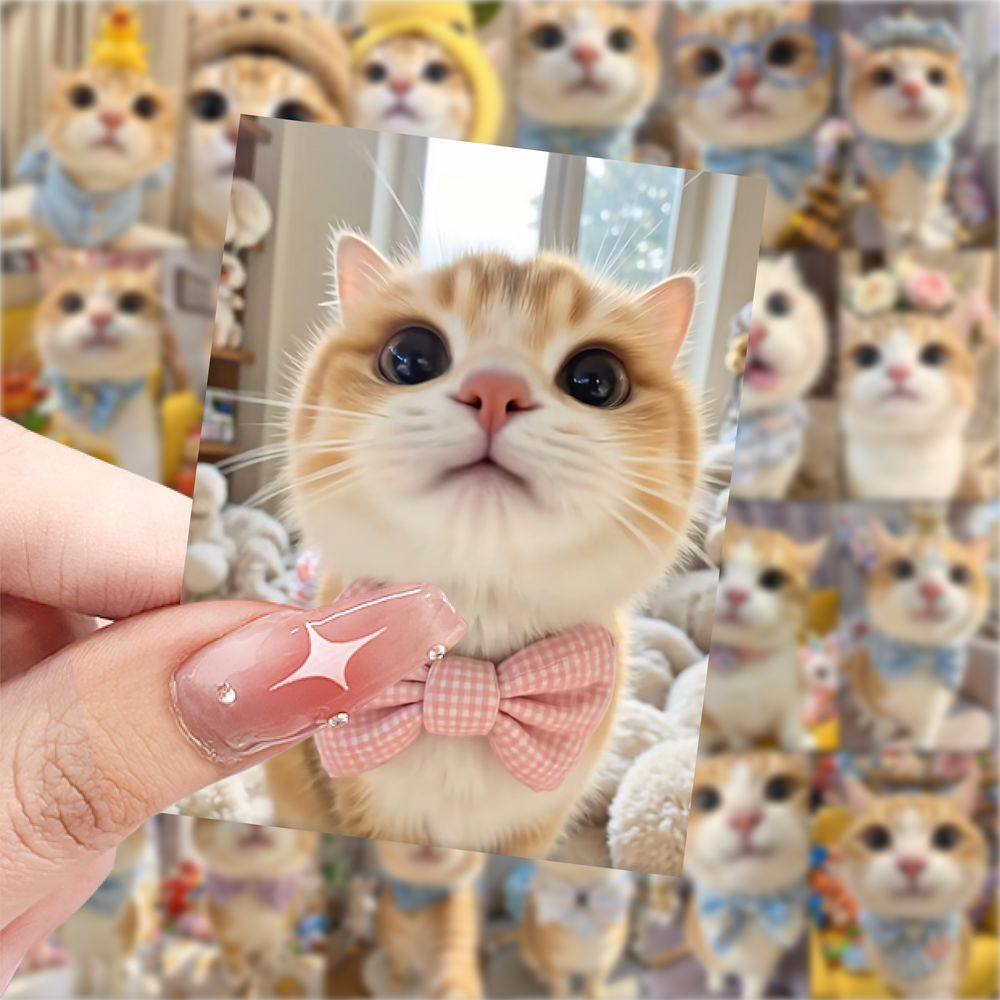 63张萌萌猫贴纸卡通可爱壁纸装饰手机电脑桌面行李箱防水贴画diy,文具电教/文化用品/商务用品,贴纸/立体贴纸,淘宝优惠券,粉丝福利购,淘宝优惠卷