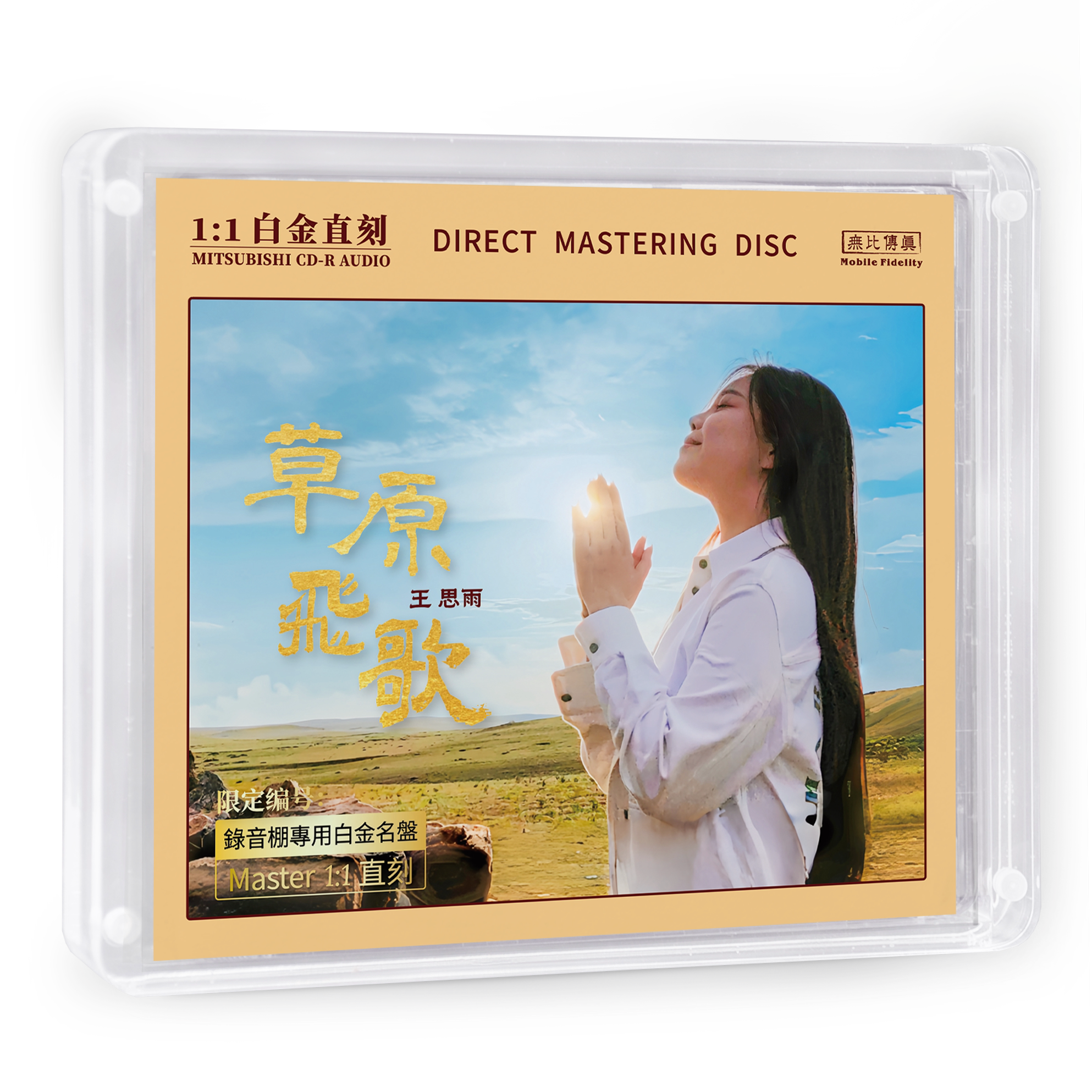 头版限量王思雨 草原飞歌 白金直刻 无比传真HIFI高音质发烧碟