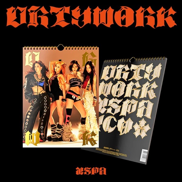 官方aespa吒新专辑DirtyWork Whiplash 吒迷你5 正版周边小卡海报