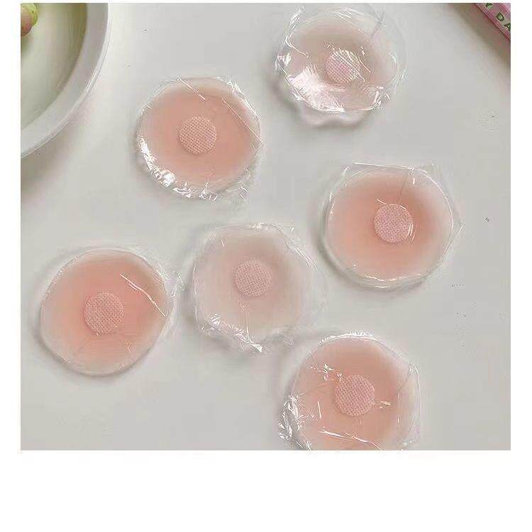 夏季隐形透气硅胶乳头贴女婚纱吊带礼服用聚拢上托防走光凸点胸贴