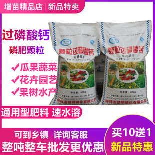 磷肥颗粒过磷酸钙 花卉园艺盆栽 瓜果蔬菜果树水产通用化肥磷钙肥