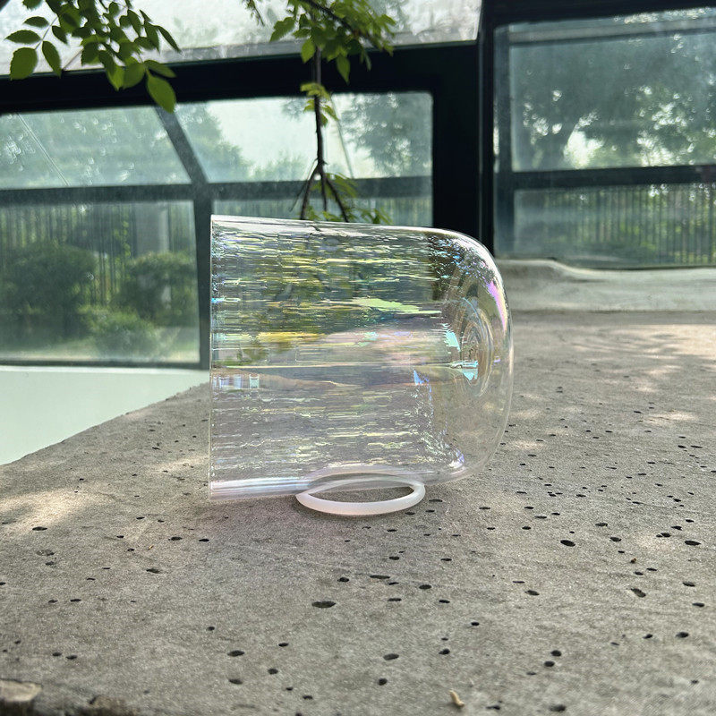 透明水晶钵颂钵七彩瑜伽疗愈钵