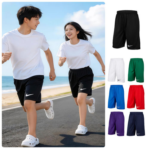 NIKE耐克夏季Dri-FIT大童比赛运动透气训练短裤五分裤IB8681-010