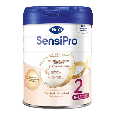 herobaby白金Pro版原装进口婴幼儿牛奶粉宝宝奶粉2段700g