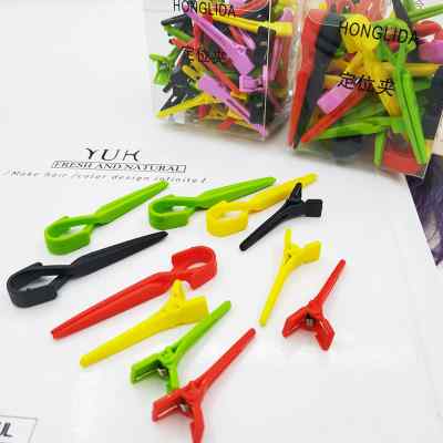 烫发定位夹发廊专业皮卡路夹子彩色皮卡露理发店专用美发工具小号