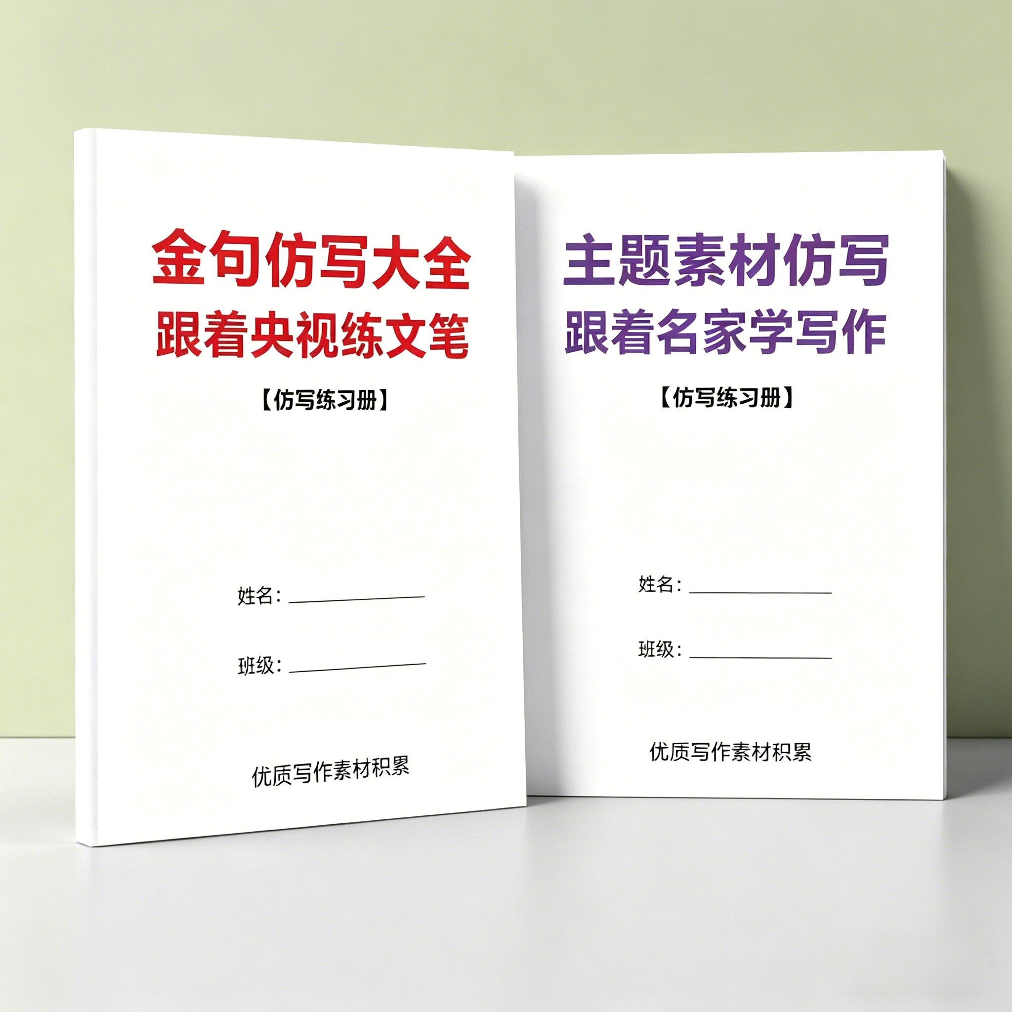 学生写作素材积累练习本册