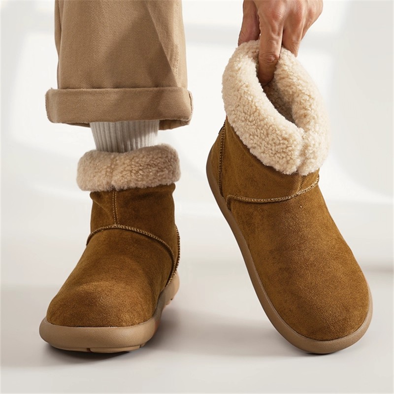 潮牌小土豆保暖毛毛棉鞋