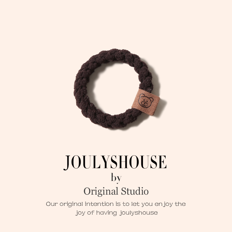 原创设计发绳毛绒可爱扎发头饰