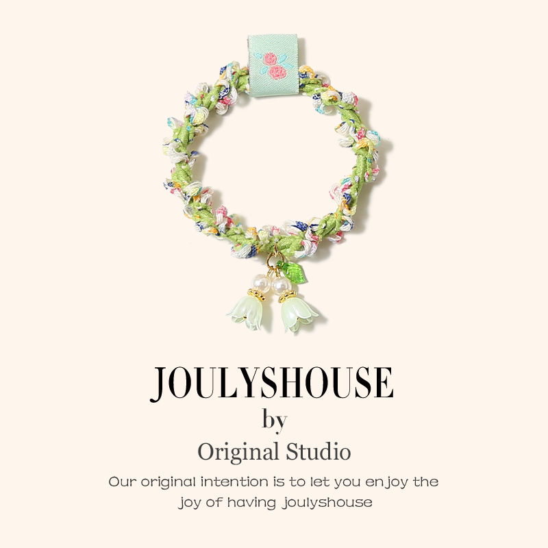 小清新铃兰花头绳森女扎发甜美个性扎发耐用橡皮筋发圈日韩高弹力