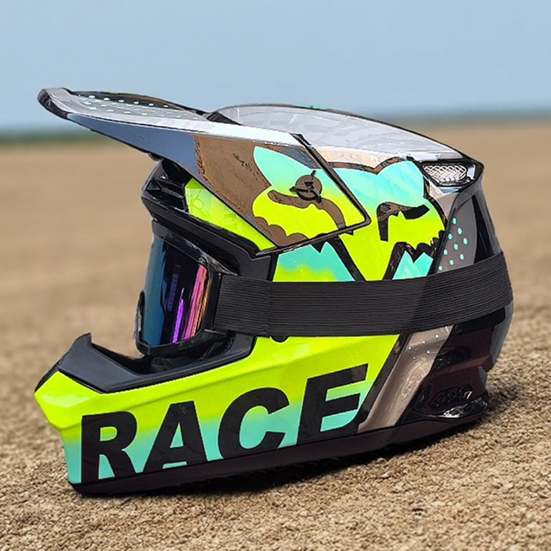 FOX山地车摩托全盔越野速降头盔