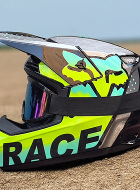 FOX 山地车摩托车全盔3C越野速降赛车头盔装备户外运动比赛头盔