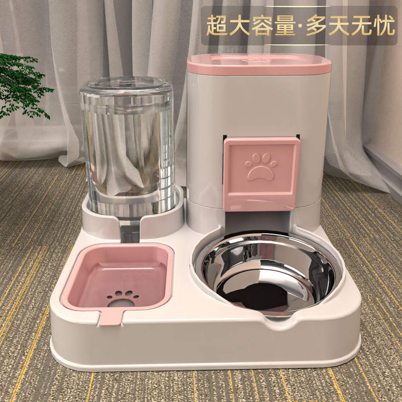 宠物自动喂食器猫碗狗碗猫食盆狗食盆猫盆狗盆宠物饮水机猫咪饭碗