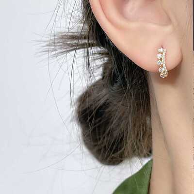 ROMANTICS925银经典款ins风耳扣