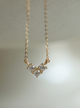 简约气质锁骨链项链百搭通勤