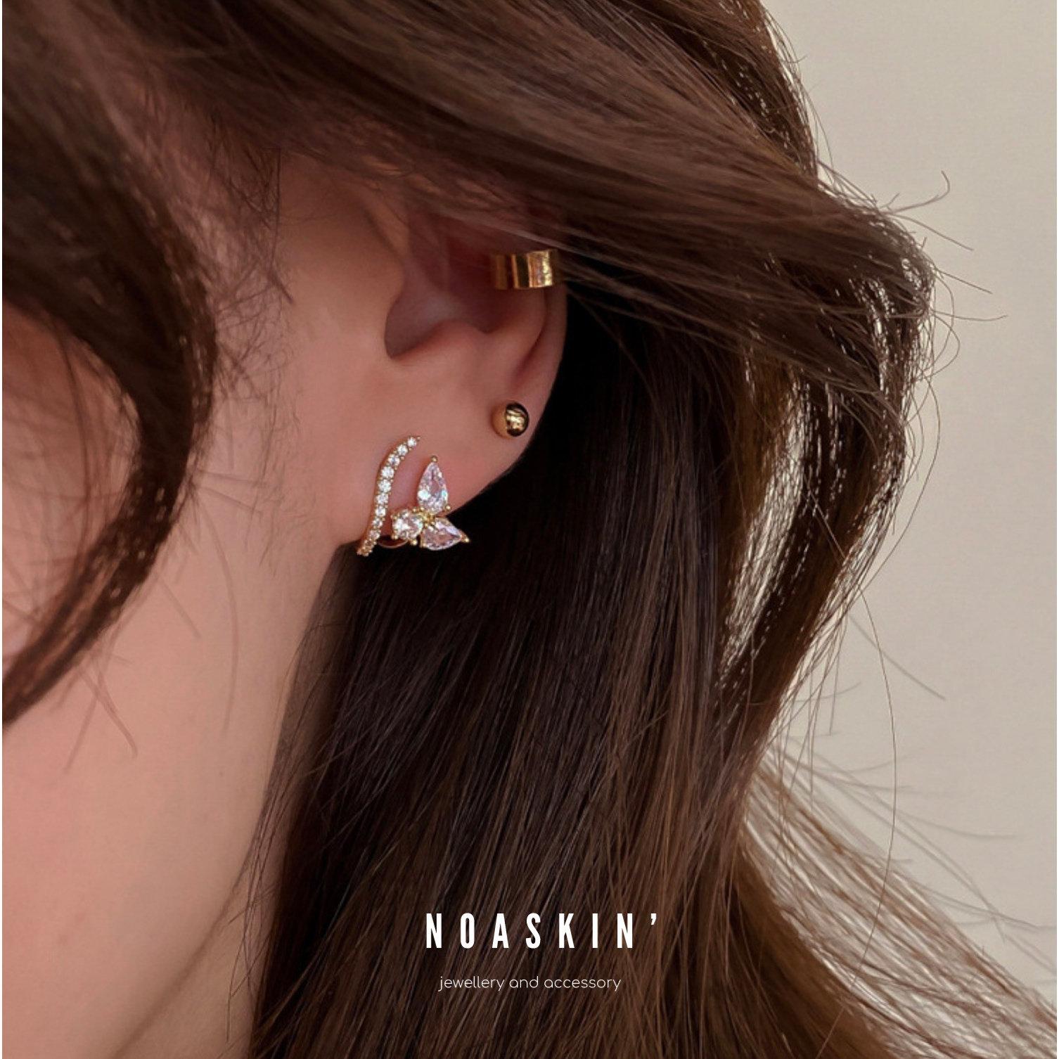 ROMANTIC925纯银镀金幸运草耳钉女时尚百搭气质甜美耳环耳饰品,饰品/流行首饰/时尚饰品新,银饰耳饰,淘宝优惠券,粉丝福利购,淘宝优惠卷