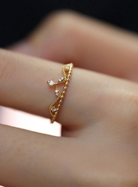 布达佩斯戒指日系公主宫廷风指环