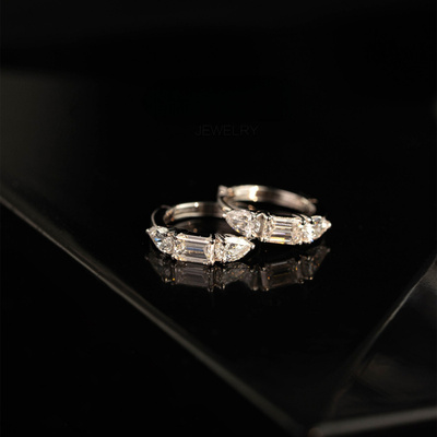 闪钻耳扣耳圈耳环高级感轻奢耳饰