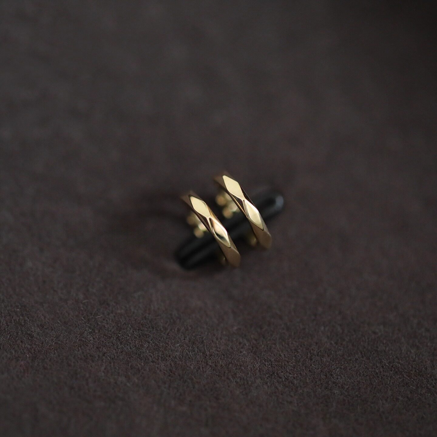 ROMANTIC纯银镀14K金菱形格闪烁切面耳环精致简约素耳饰日常百搭,饰品/流行首饰/时尚饰品新,银饰耳饰,淘宝优惠券,粉丝福利购,淘宝优惠卷