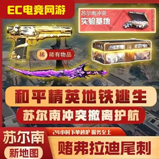 和平地铁逃生护航苏尔南冲突赌黄金狗牌包撤离实力打手下单秒护