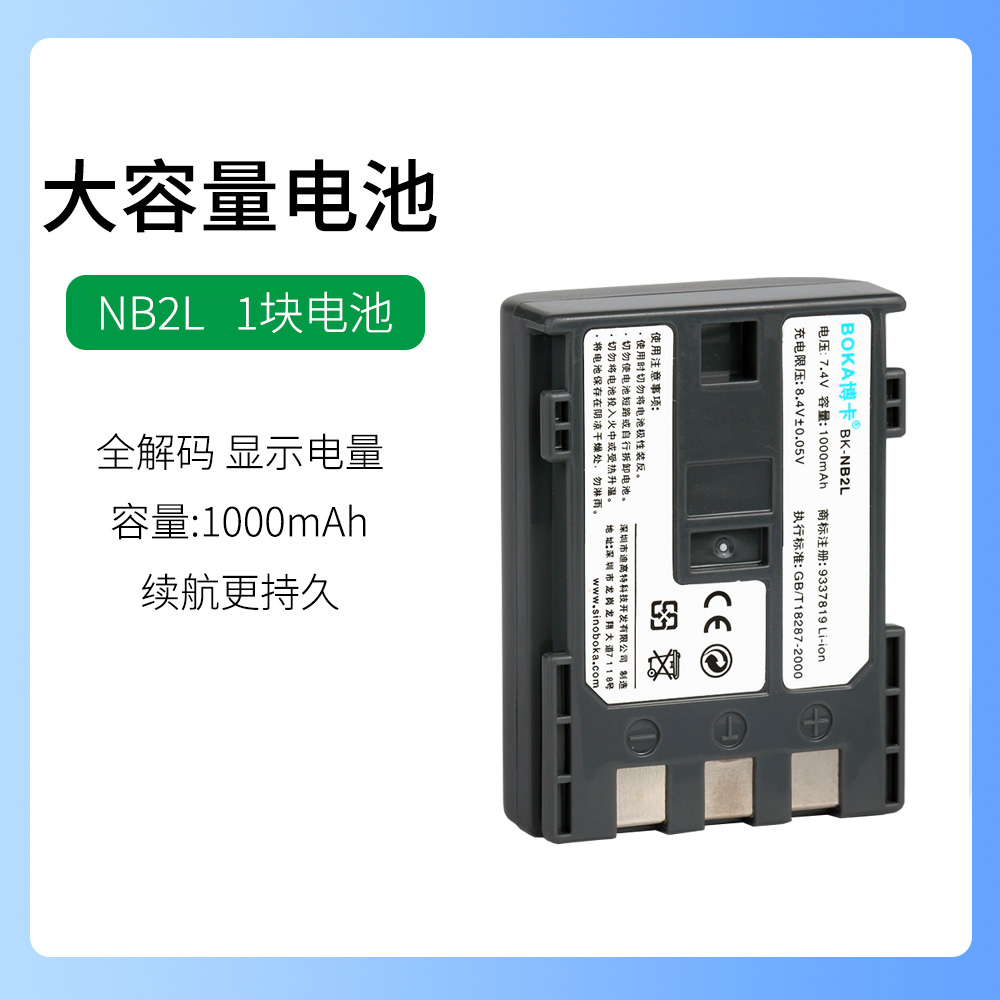 适用于佳能摄像机ZR100 ZR200 ZR300电池ZR400 ZR500 ZR600充电器