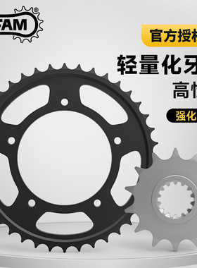 AFAM牙盘本田CBR650R/F CB650R/600F CM1100大小飞链轮RK链条改装